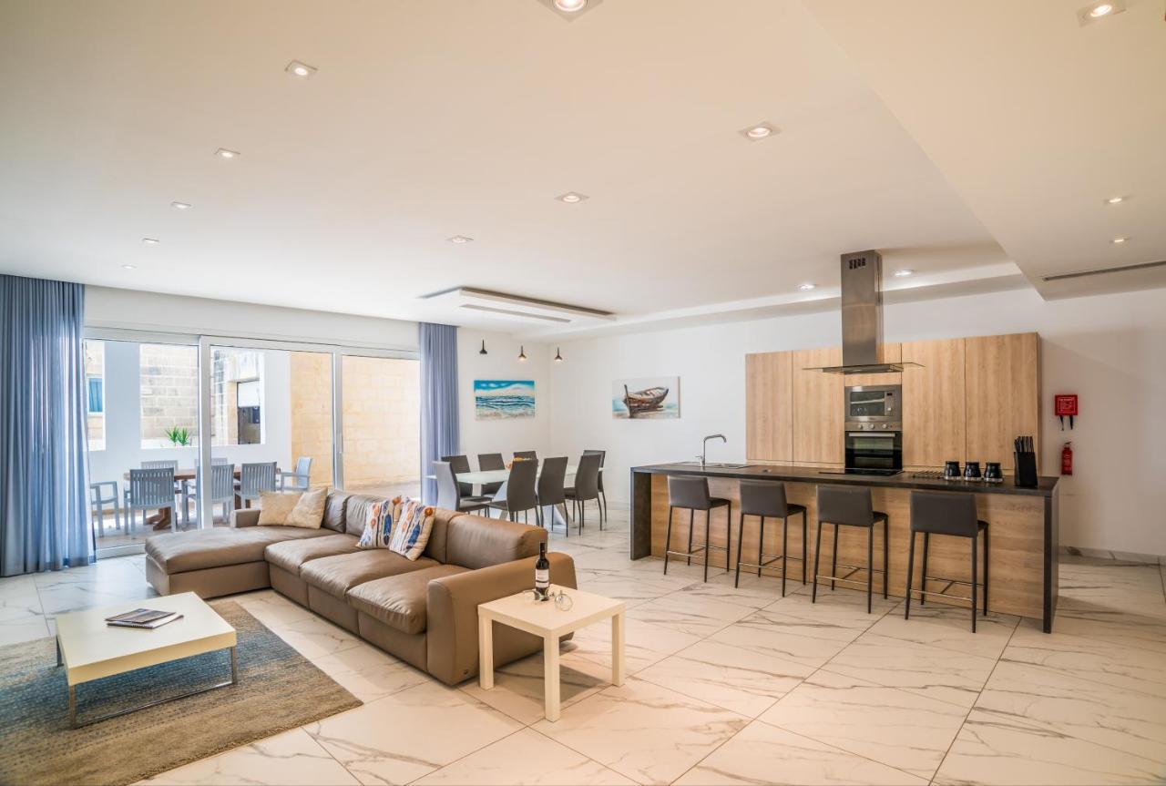 The Sea-Bank Villa Apartments 马尔萨斯卡拉 外观 照片